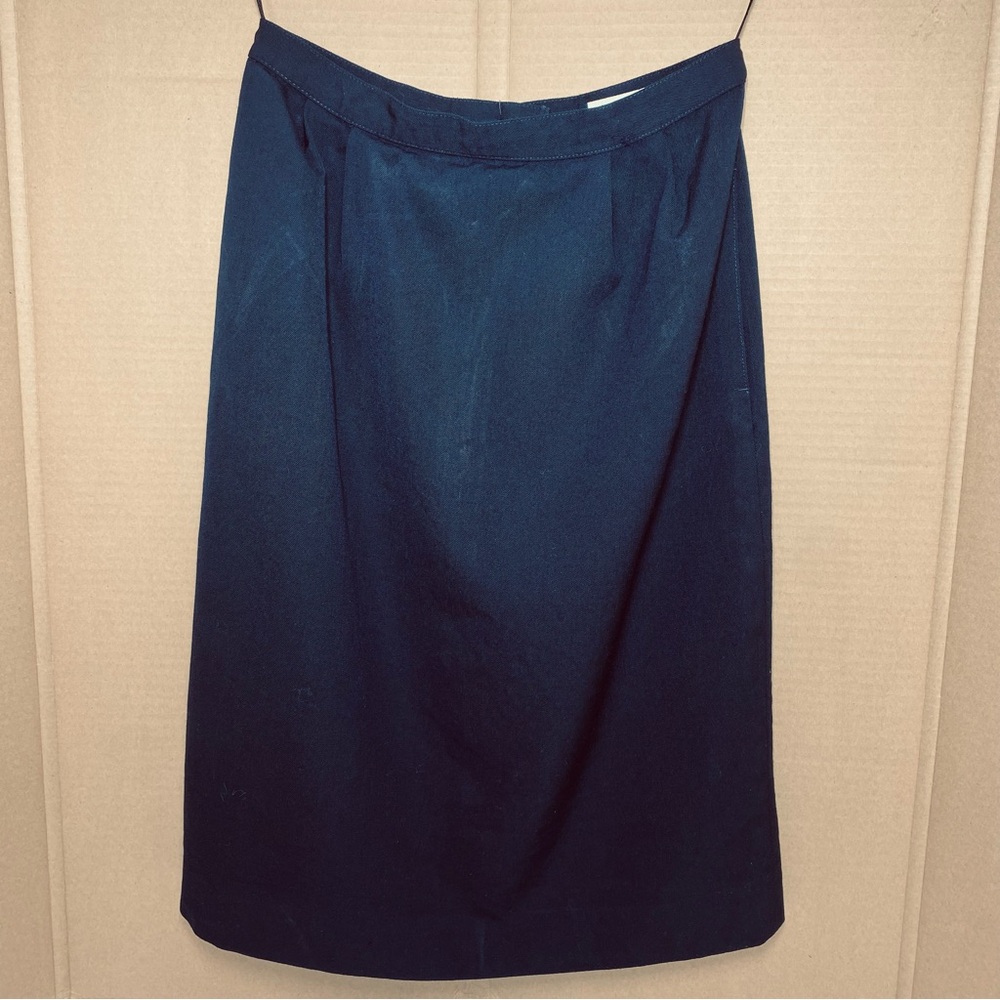 Elegant Navy Blue Women's Skirt